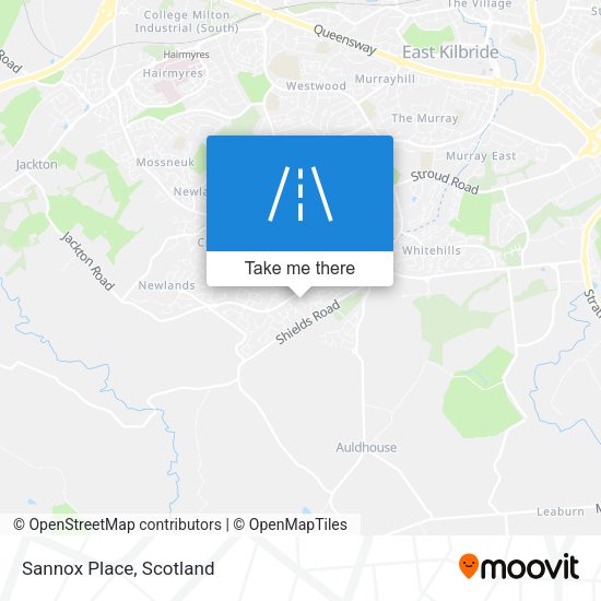 Sannox Place map