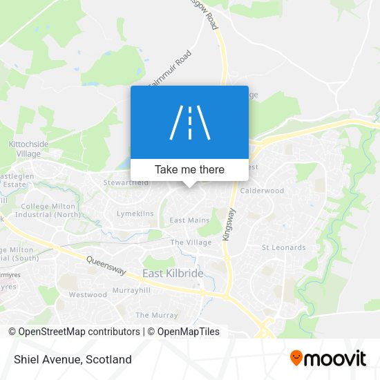 Shiel Avenue map