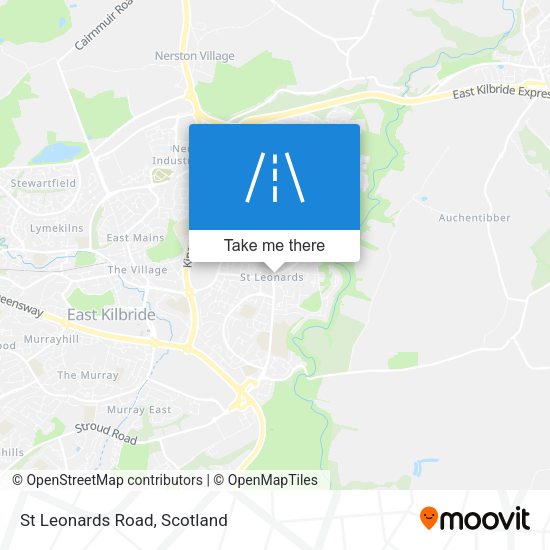 St Leonards Road map