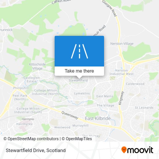 Stewartfield Drive map