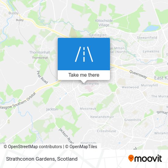 Strathconon Gardens map