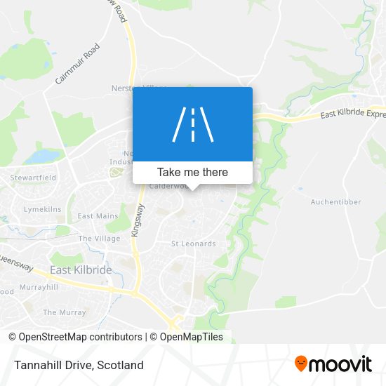 Tannahill Drive map