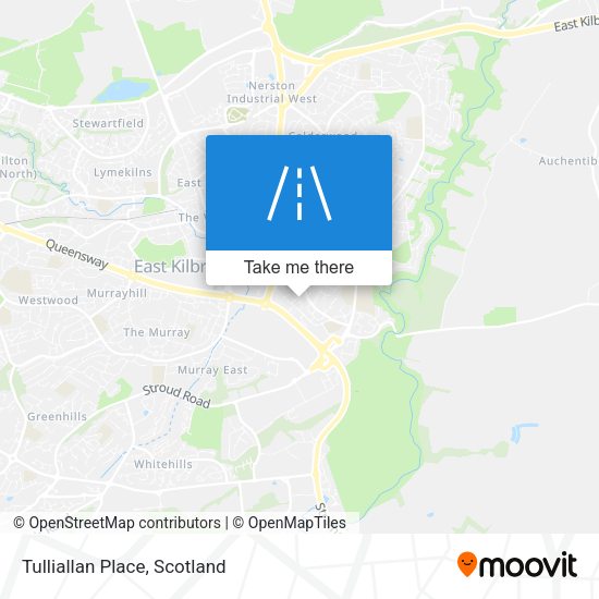 Tulliallan Place map