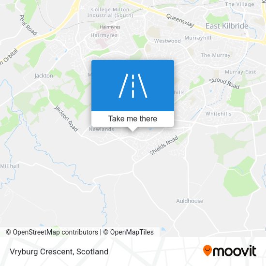 Vryburg Crescent map