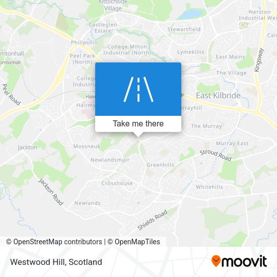 Westwood Hill map