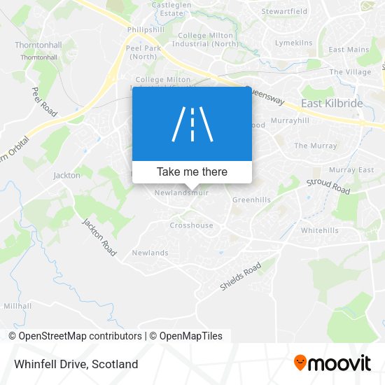Whinfell Drive map