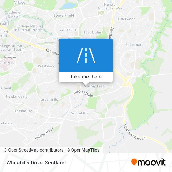 Whitehills Drive map