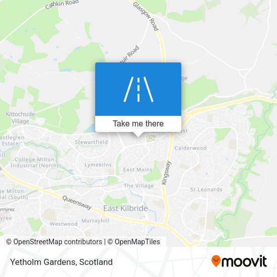 Yetholm Gardens map