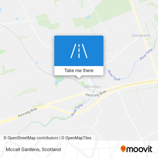 Mccall Gardens map