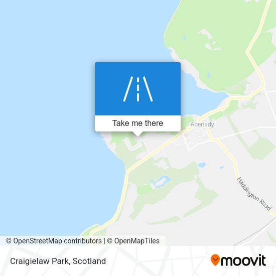Craigielaw Park map