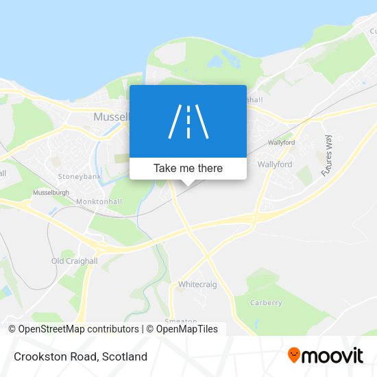 Crookston Road map