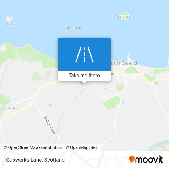 Gasworks Lane map