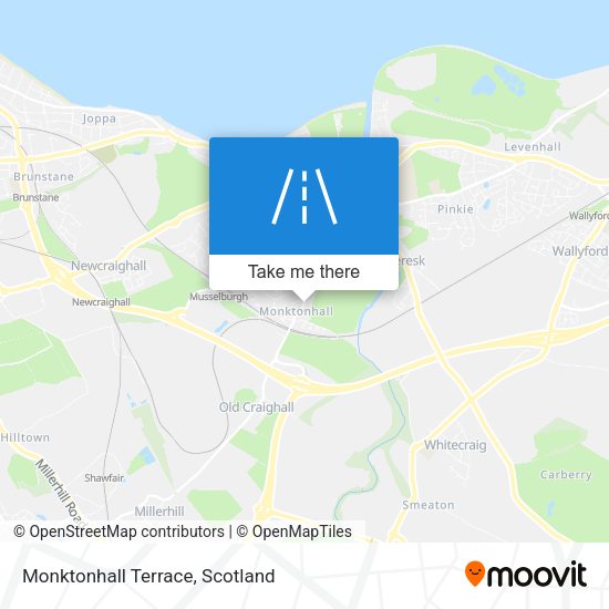 Monktonhall Terrace map