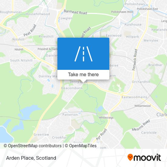 Arden Place map