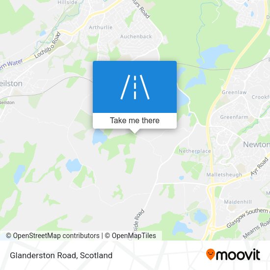 Glanderston Road map