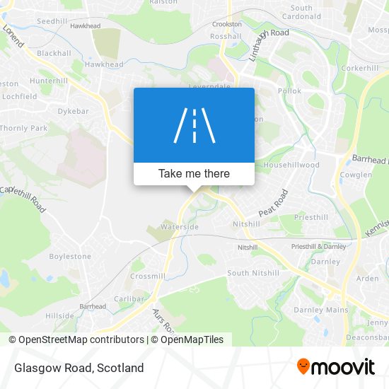 Glasgow Road map