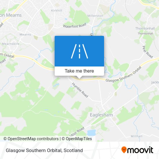 Glasgow Southern Orbital map