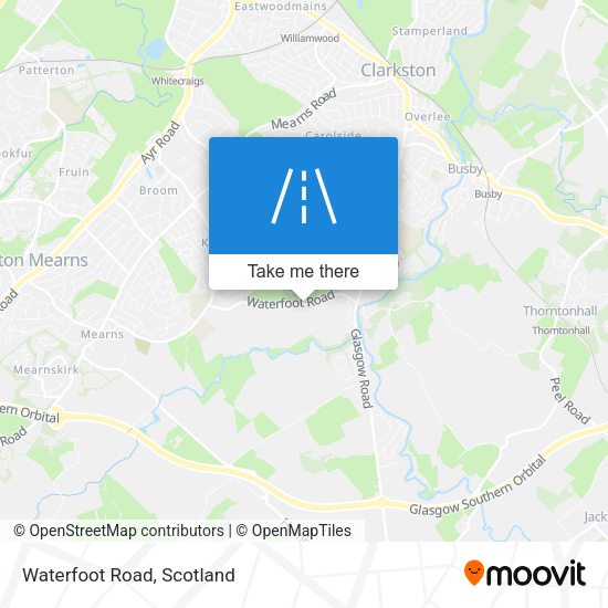 Waterfoot Road map