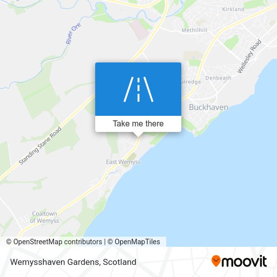 Wemysshaven Gardens map