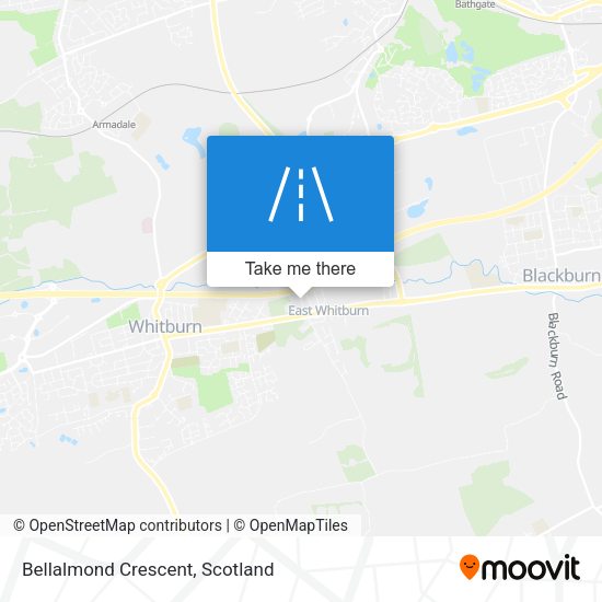 Bellalmond Crescent map