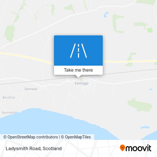 Ladysmith Road map