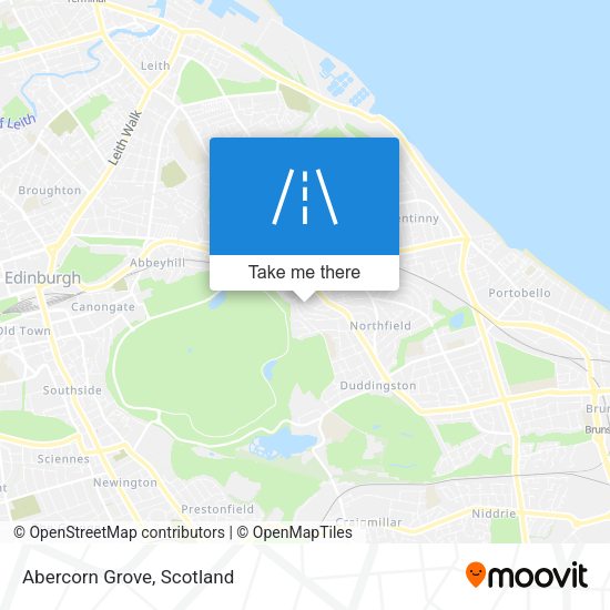 Abercorn Grove map