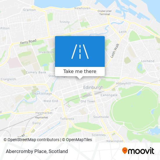 Abercromby Place map