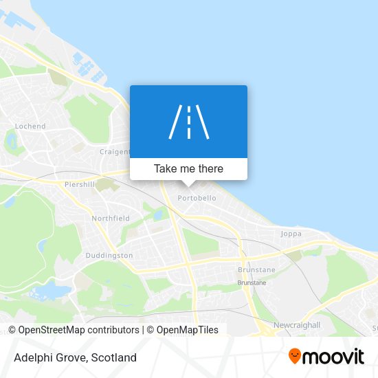 Adelphi Grove map