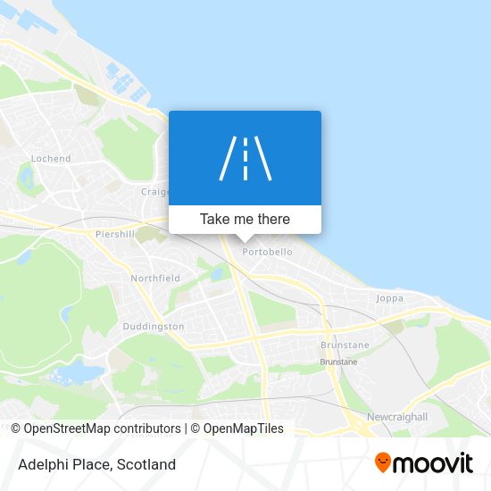 Adelphi Place map