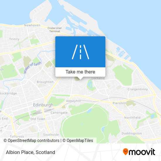 Albion Place map