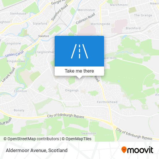 Aldermoor Avenue map