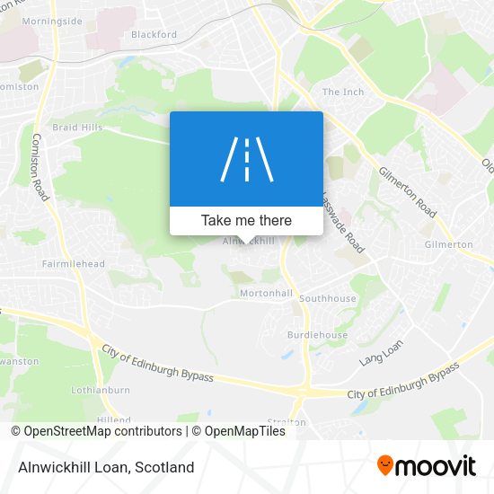 Alnwickhill Loan map