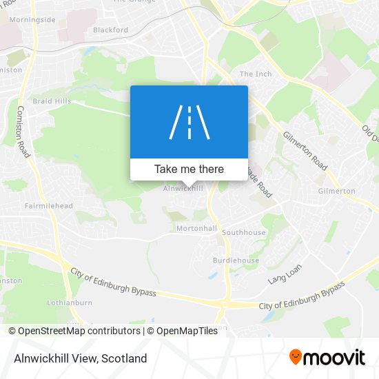 Alnwickhill View map