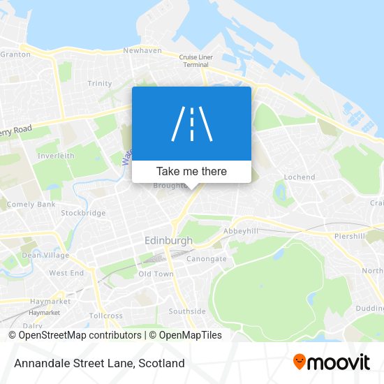 Annandale Street Lane map
