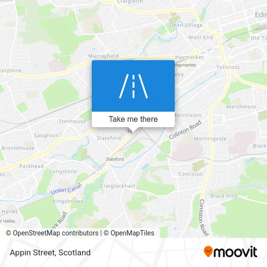 Appin Street map