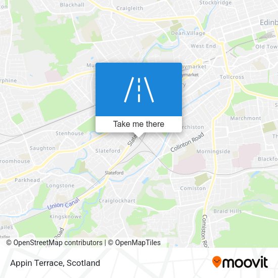 Appin Terrace map