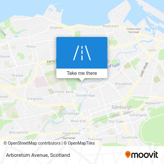 Arboretum Avenue map