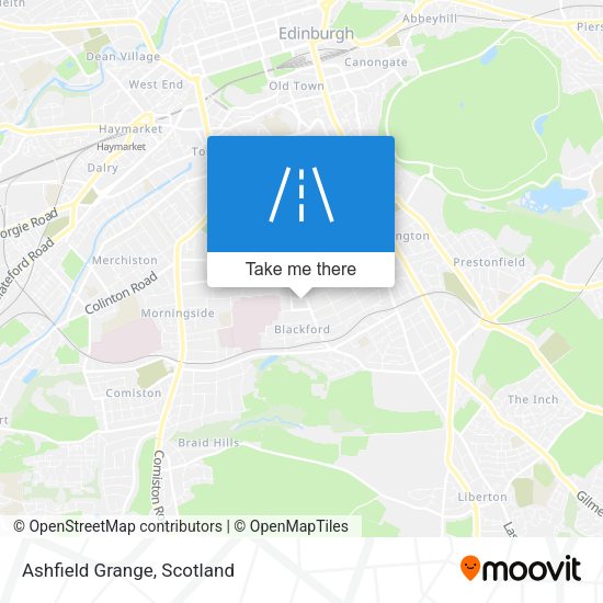 Ashfield Grange map