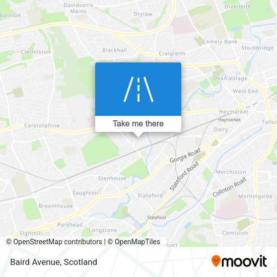 Baird Avenue map