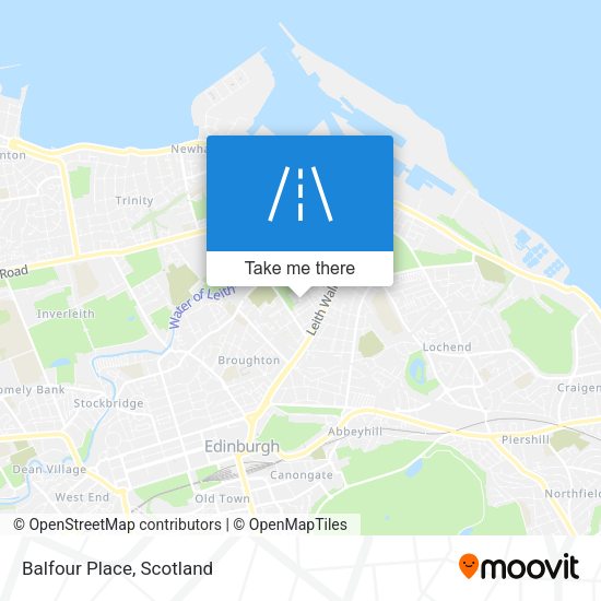 Balfour Place map
