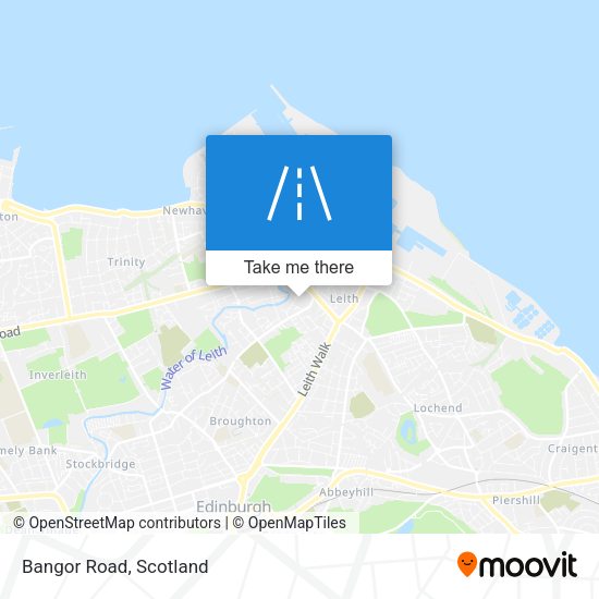 Bangor Road map