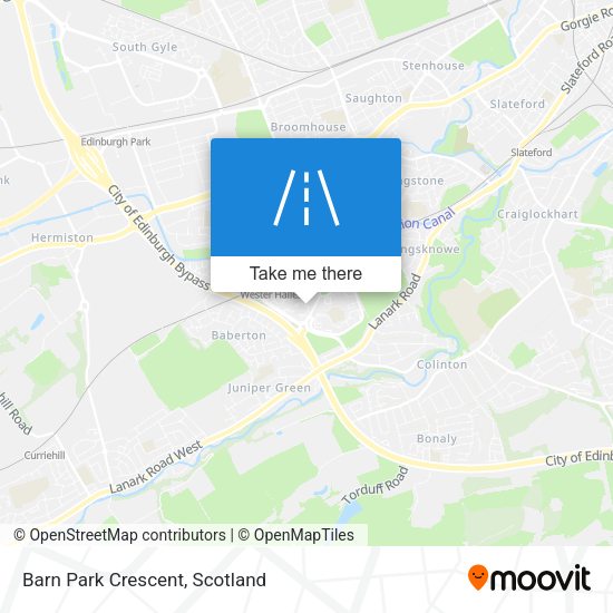 Barn Park Crescent map