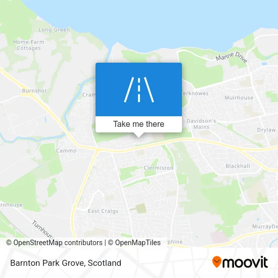 Barnton Park Grove map