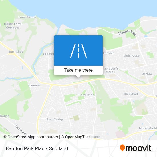 Barnton Park Place map