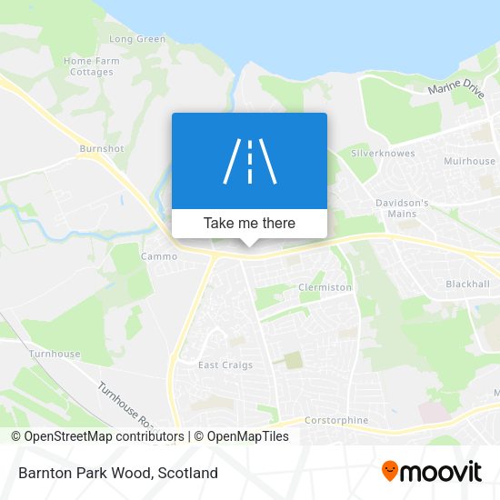Barnton Park Wood map