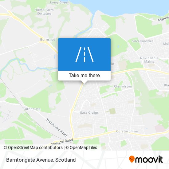 Barntongate Avenue map