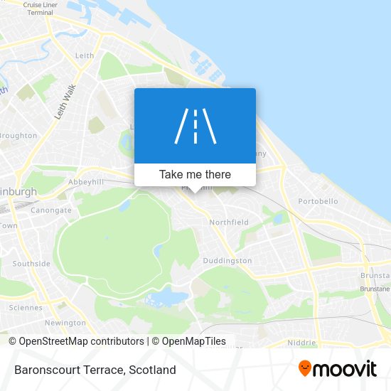 Baronscourt Terrace map