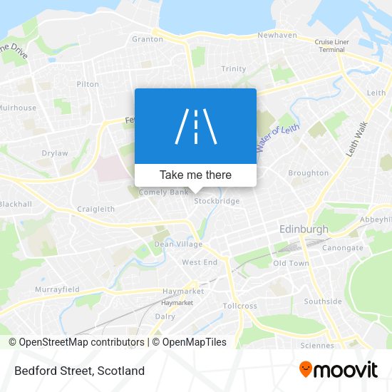 Bedford Street map