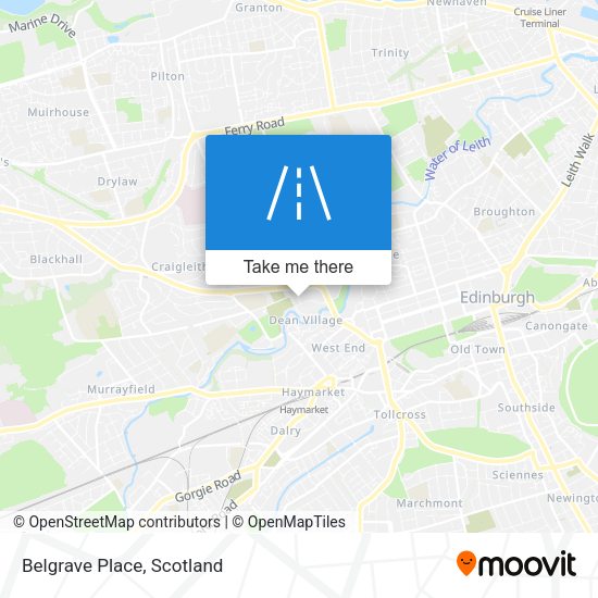 Belgrave Place map