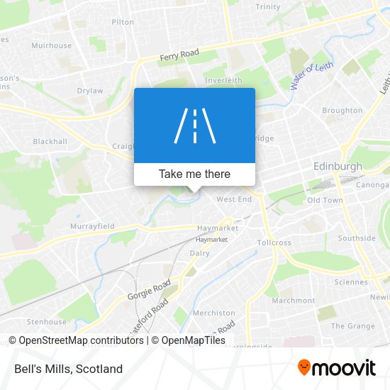 Bell's Mills map